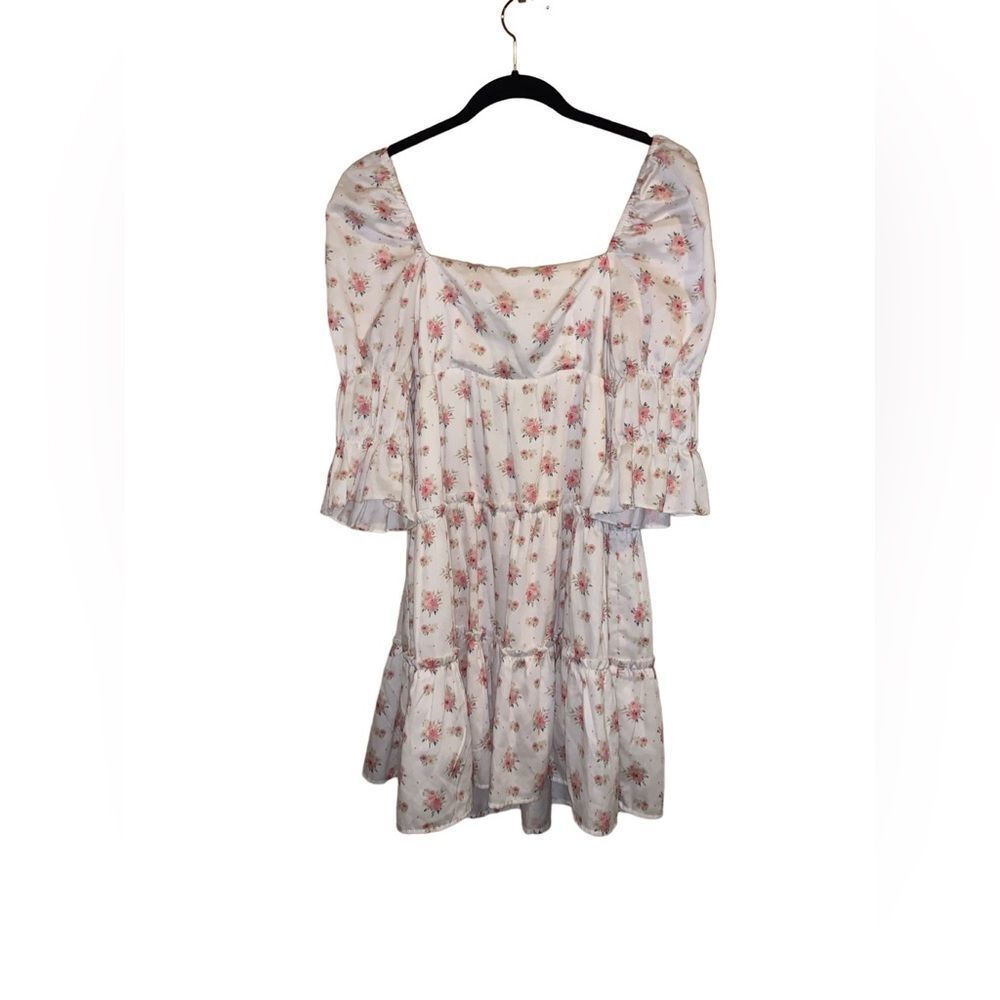 Storia off the shoulder open back Dress